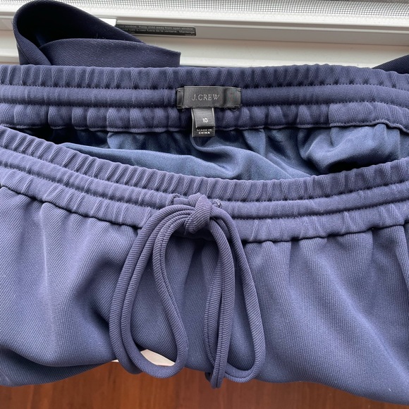 J. Crew Navy Blue Draw String Skirt - Picture 3 of 5